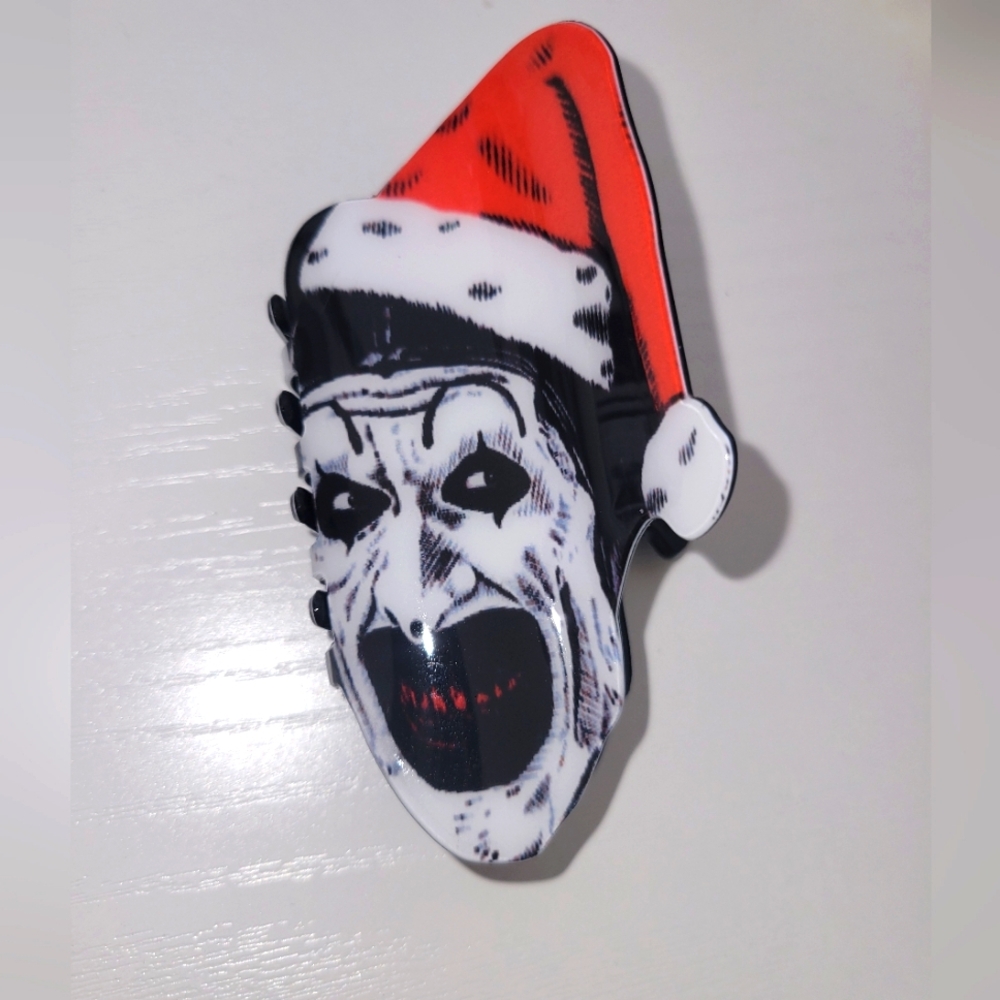 Terrifier Halloween Horror inspired Hair clips